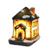 LED Christmas Resin Light House Christmas Decorations Resin Christmas Scene Village House Town for