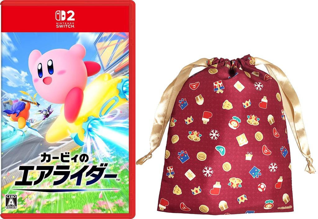 Kirby Air Rider Switch 2 Bonus 2025 Holiday Gift Bag Included -