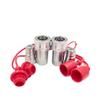 2 комплекта 1/2 1/4 NPT ISO7241-A Гидравлические быстроразъемные муфты с заглушками для гидравлических систем