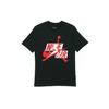 Jumpman Classics Футболка с коротким рукавом с тиснением и принтом Мужские топы Черные CU9571-011