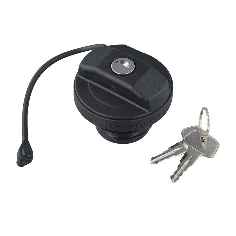 Vehicle Maintenance Black Fuel Cap With Keys Accessory Easy Installation Compatibility Check High Universality Fitment