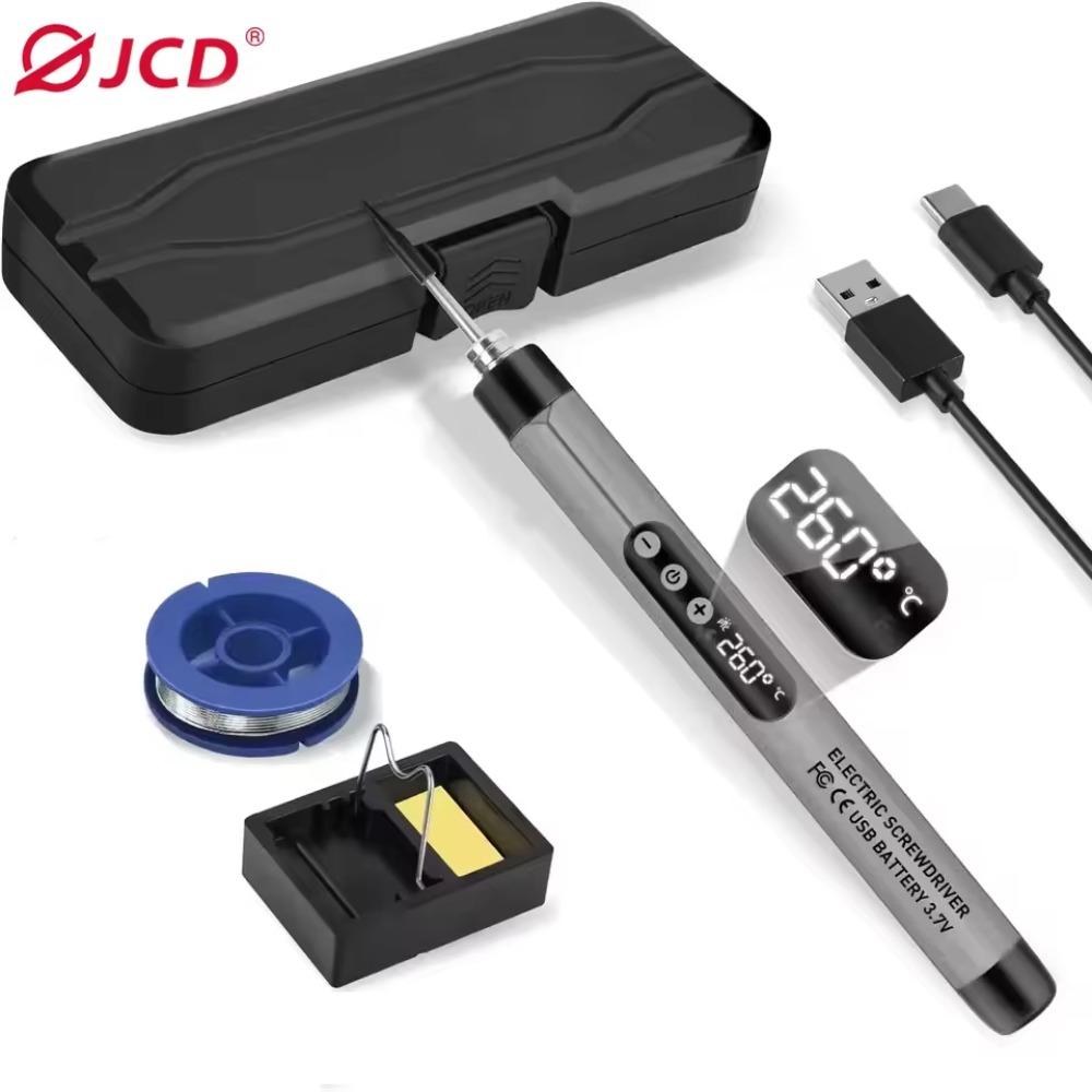 Беспроводной USB цифровой паяльник с регулируемой температурой 300-450 ℃ Type-C 1000 мАч аккумулятор интеллектуальный паяльник сварочный инструмент