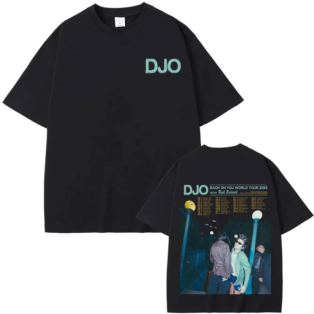 Футболки Djo Back On You World Tour 2026 Джо Керри Подарок для Новых Фанатов Футболка Унисекс Оверсайз Хлопок Уличная Одежда Летние Повседневные Топы