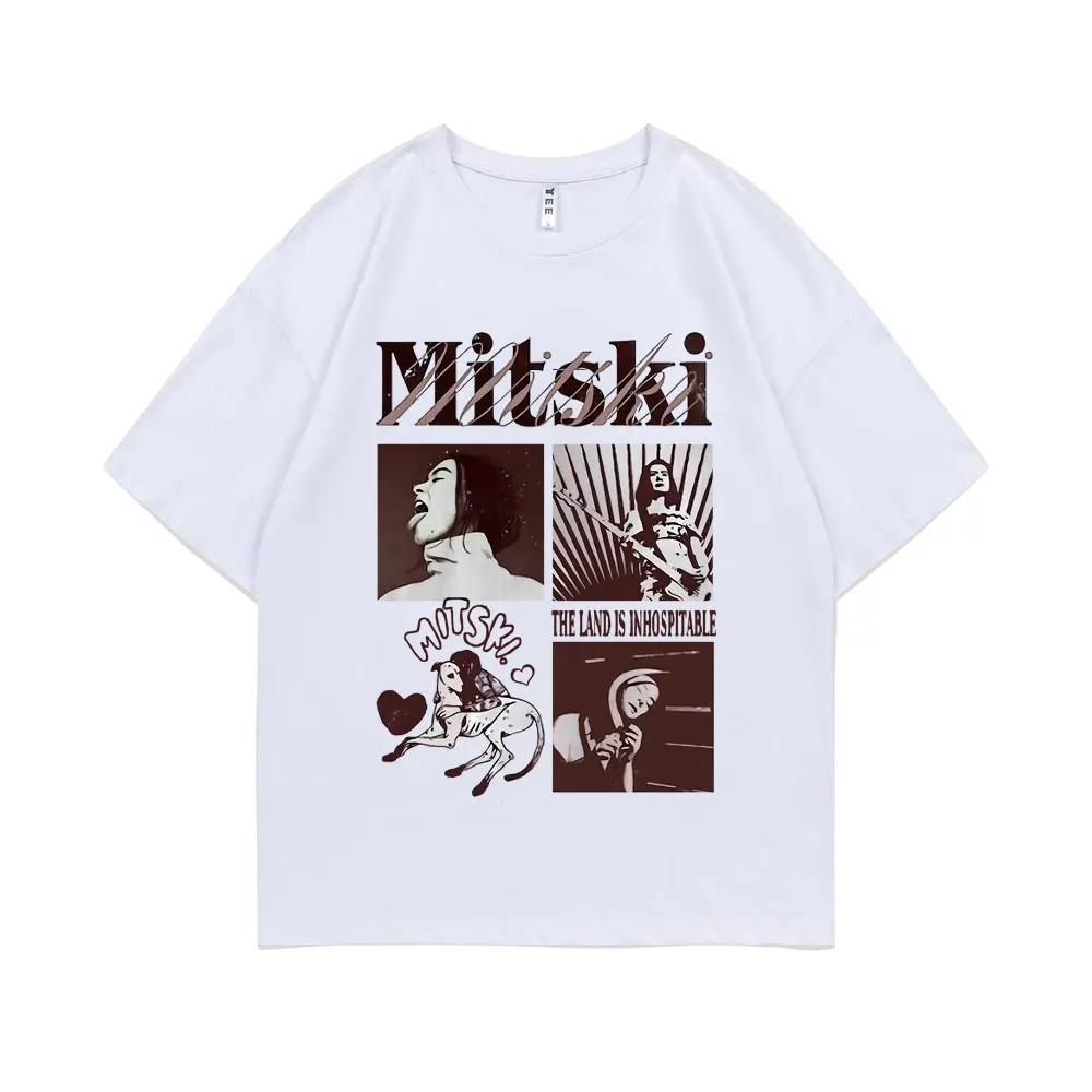 Мужская и женская футболка с графическим принтом Mitski, удобные футболки, The Last Words of A Shooting Star, уличные топы