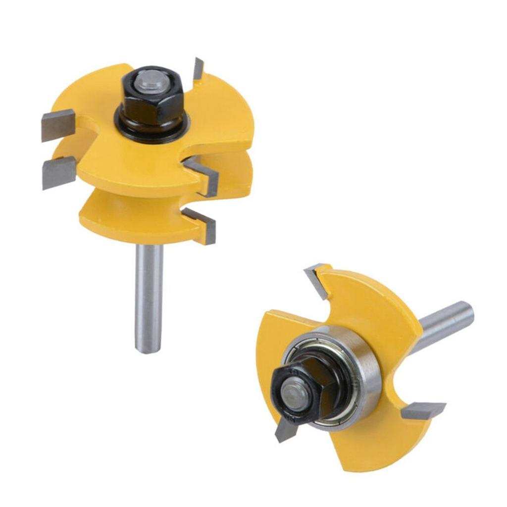 Деревообрабатывающая фреза с хвостовиком 1/4 дюйма, электроинструмент из закаленной стали