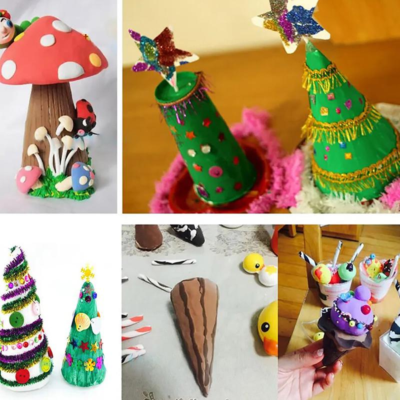 Рождественская елка, пенополистирол, наконечник, конус, ремесло, материалы для рукоделия, ручная работа, вечерние, праздничные, фестивальные украшения, детские игрушки