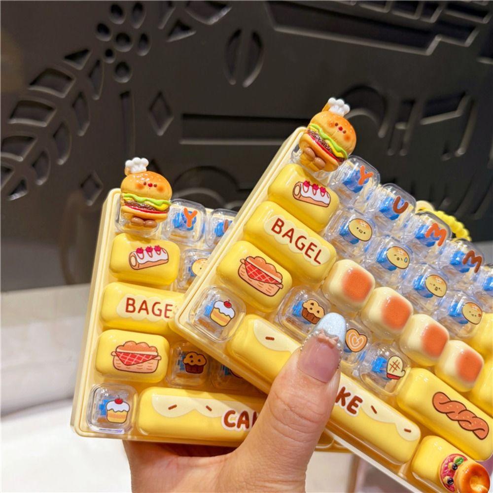 Pressable Keys Keyboard Keychain 26-key Keyboard Toy Durable Press Button Toy  Bag Pendant