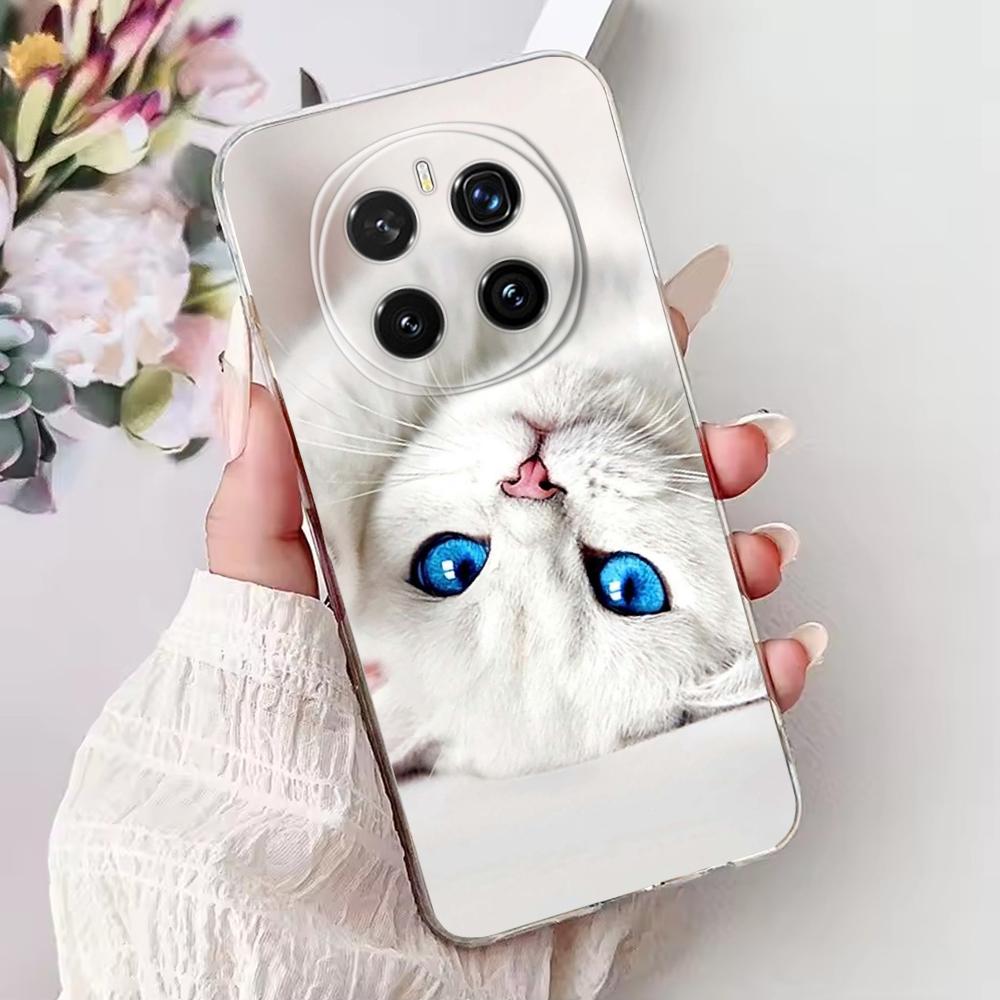 For Honor Magic 7 Pro Silicone Case Cute Pattern Soft Clear TPU Phone Cover For Huawei Honor Magic7 Pro Funda Transparent Bumper