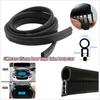 5M Car Door Edge Trim Protector Isolator Noise Rubber Seal Strip W/ Steel Sheet