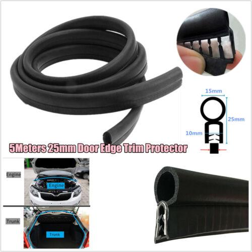 Новый 5M Защитник кромки двери автомобиля Изолятор Шум Резиновая уплотнительная полоса со стальным листом