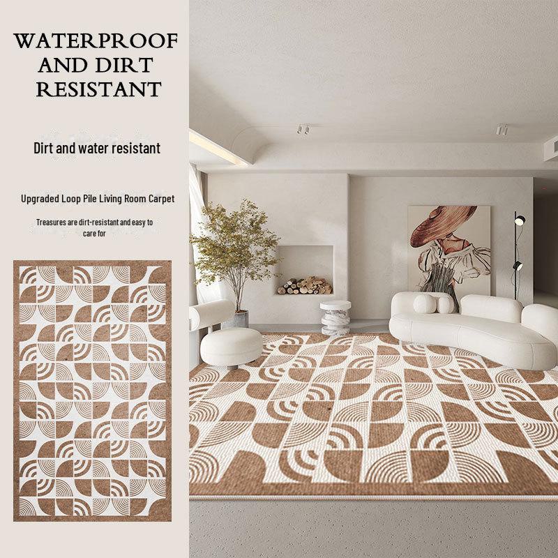 Роскошный британский ретро-ковёр для гостиной с нескользящим ворсом высшего качества