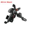 LMoDri Bracket Motorcycle Handlebar Mount Holder Telescopic Phone Holder With USB Charger Charging For