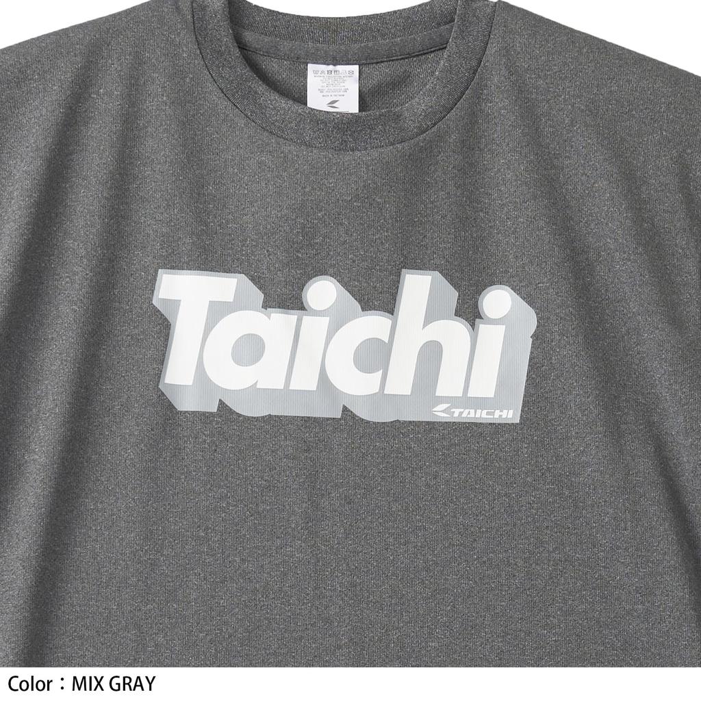 RS Taichi 3D Logo Sport T-Shirt, Mix Gray, Large, RSU128