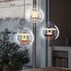 Modern Nordic Globe Ball LED Planet Pendant Light Danish Acrylic Hanging Lamp Living Room Dining Home Decor Suspension Lustre