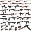 WW2 Military Figure Weapons Soldiers German British Soviet Army Building Blocks Rifles Submachine Thomas 98K Gun Bricks Toy K017