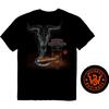 Whiskey Business Черная футболка Bull Smoke Что не убивает, делает сильнее