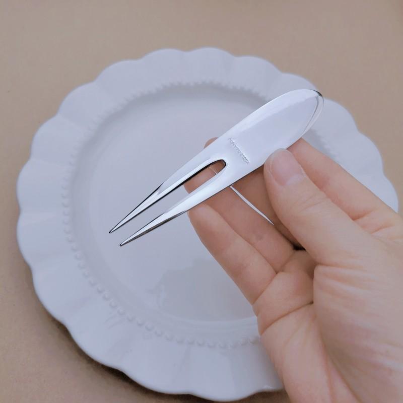 Вилки для фруктов и десертов из нержавеющей стали в европейском стиле, индивидуальная бытовая посуда 304, вилка для лунного пирога, кухонная креативная миска для соуса