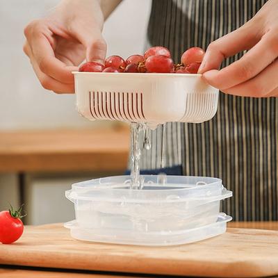 Коробка для хранения продуктов Контейнер для хранения риса и фруктов Микроволновая печь Нагреватель Холодильник Морозильник Хранение Упаковка Мясо Кухонный инвентарь