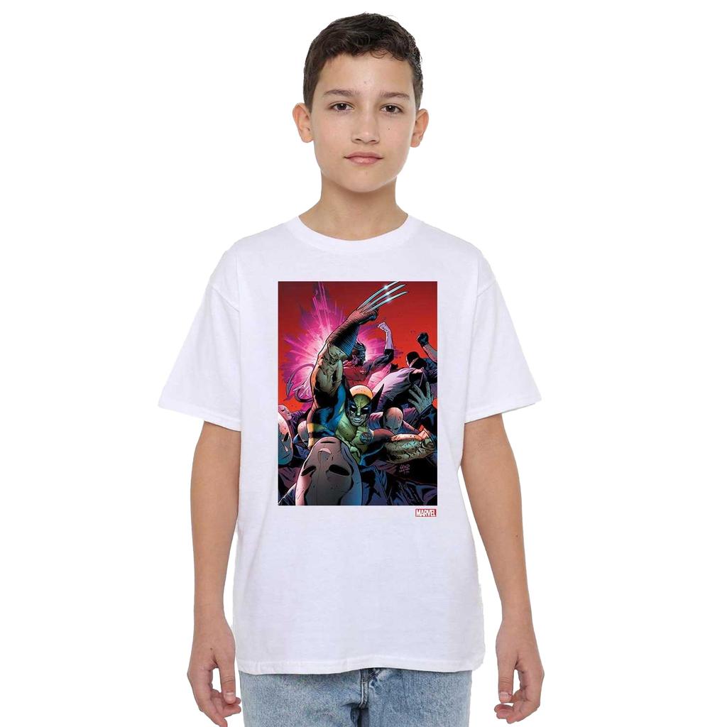 Marvel Childrens/Kids X-Men Wolverine Nightcrawler Comic Cover T-Shirt