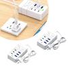6-портовое зарядное устройство для телефона Type C USB Настольный настенный адаптер для зарядки 35 Вт Удлинительный кабель-розетка для мобильного телефона Док-станция