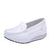 White Sneakers for Nurses Women's Shoes with Sloping Heels and Sponge Shoes for Women