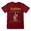 Harry Potter Unisex Adult Gryffindor T-Shirt