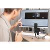New Bee USB Microphone Condenser Professional Mic with Shock Mount for Computer Laptop Gaming Streaming Recording Studio