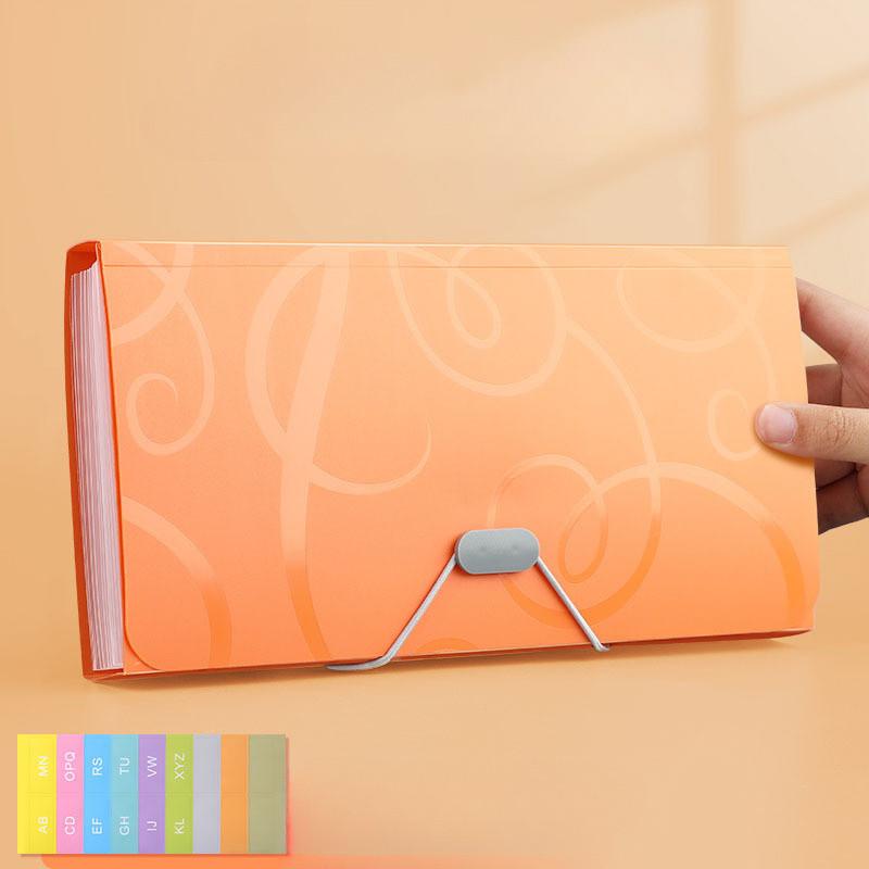 1 шт. Папка для документов с маркировкой, карман для документов с 13 карманами, папка-органайзер, папка для сортировки для квитанций-фактур, купонов, флеш-карточек