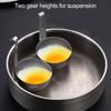 2Pcs Stainless Poacher Steel Egg Non-Stick Hanging Ears Egg Molds for Soft Hard