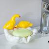 Портативная мыльница в виде утки, мультяшная мыльница, держатель для мыла, контейнер для мыла, мыльница для подноса, аксессуары для ванной комнаты