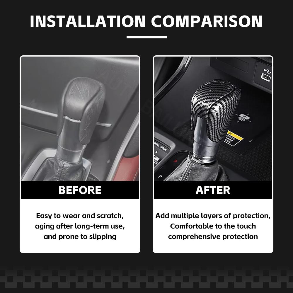 Car Shift Knob Cover Sticker For Honda Accord 10th 11th Gen 2018-2026 2026 Car Gear Shift Knob Gear Cover Interior Accessories