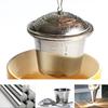 Loose Leaf Tea Infuser Tea Strainer Tea Filter Ultra Fine Stainless Steel Strainer (Set Of 2) With Tea Scoop And Drip Trays