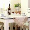 Table Runner Europe Embroidered Table Runners Table Flag Cover Jacquard Cup Mat Flower Water Soluble Lace Tv Cabinet Wedding