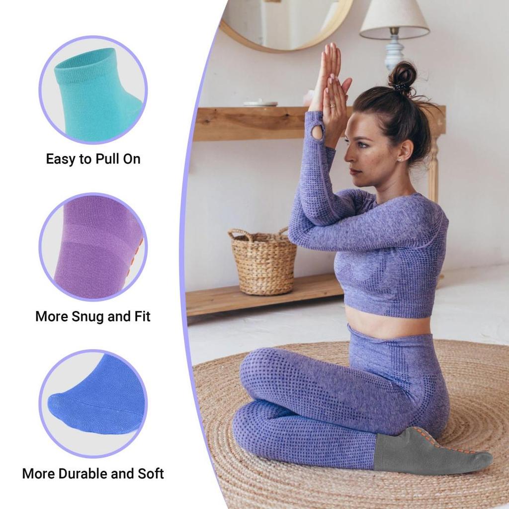 1 пара нескользящих коротких носков, носки для дома, носки для спорта в помещении, дышащие хлопковые носки, носки для йоги