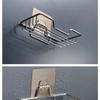 Wall Mounted Soap Holder Stainless Steel Soap Sponge Dish Bathroom Accessories Soap Dishes Self Adhesive