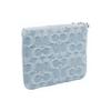 New COACH Tech Wallet Fabric Wrist Bag Clutch Trumpets Women's Blue CJ874-LHPBU