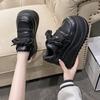 Fashion Women Shoes Thick Sole Solid Color Lace-up Outdoors 2024 High Quality Ladies Shoes Fashion Platform Casual Comfortable Shoes