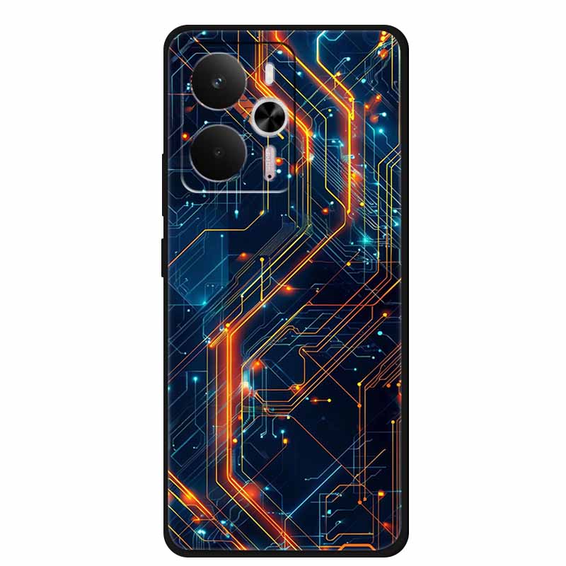 For Realme 14 Phone Case Realme14 Marble Back Cover TPU Silicone Soft Cases For OPPO Realme14 5G Capa 6.67" Coque Funda Shell
