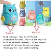 Kids Classic Wind Up Interactive Owl Shaped Press Mechanical Sliding Toys  Toys for Boys Girls Birthday Xmas Gift