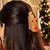 Lightweight Hair Accessories for Christmas Claw Clip Women, Cute Patterns Non-Slip Strong Hold Tree Barrettes Shark Clip, Decorative Holiday