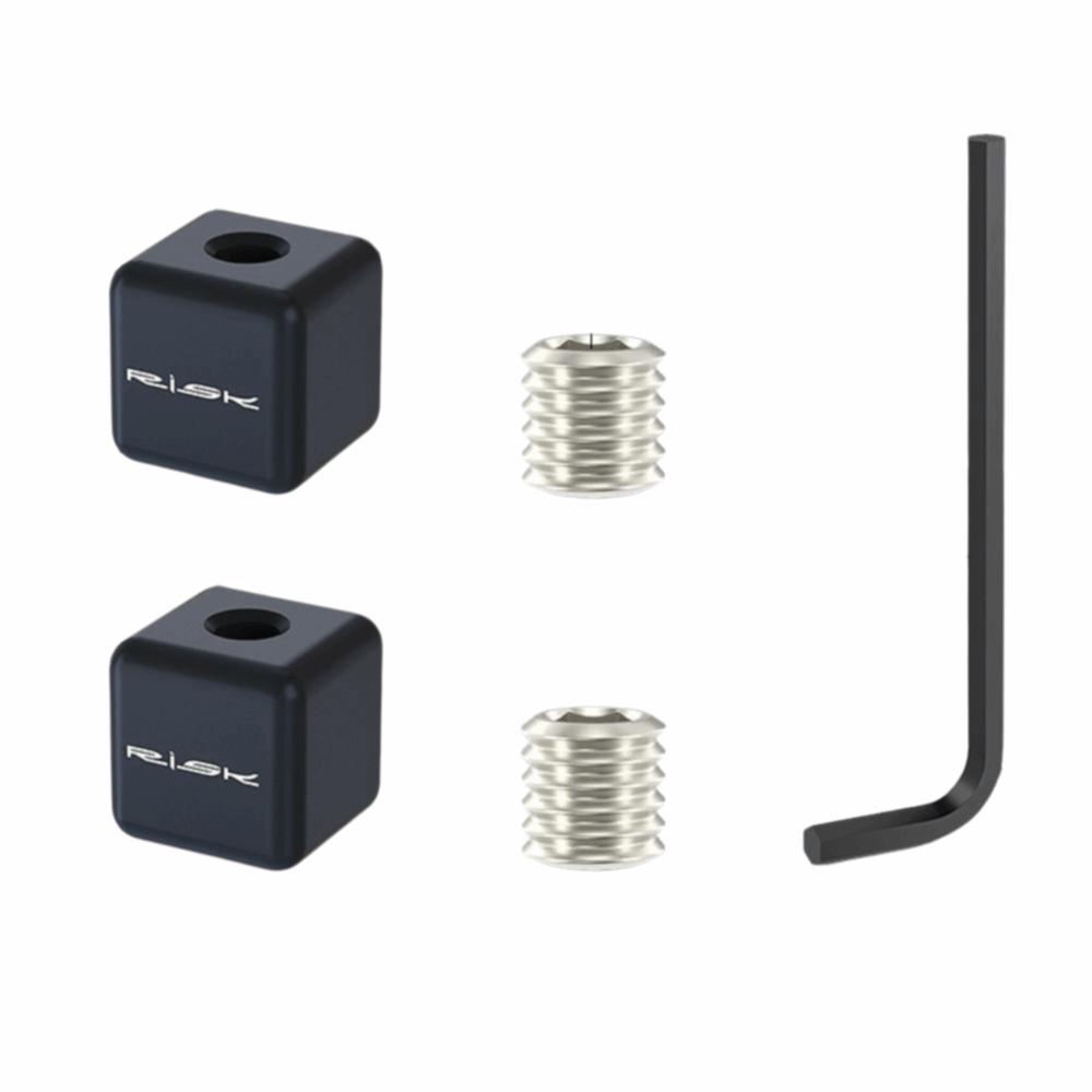 Aluminum Alloy Brake Cable Ends Cube Bicycle Cable Crimps Bike Cable Tip Set Bike Workshop