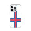 Coque iPhone - iPhone 14 Pro - Drapeau Îles Féroé - Souple - Multicolore - Vertical