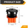 Radiator Mount Bracket Upper Mount Pin, Nylon Radiator Base Bracket, OEM # 1695040114 2115040059 Accessories, Compatible with Mercedes-Benz W204 W211