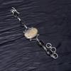 Golden Pyrite & Black Onyx Gemstone : 925 Sterling Silver Handmade Multi Gemstone Bracelet Jewelry