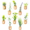 Simulation Plant Succulent Cork Magnet Refrigerator Sticker, Home Decoration Pastoral Creativity