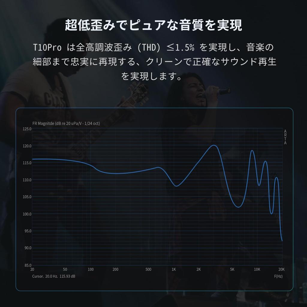 ARTTI T10 Pro Earphones Wired Planar Drive Driver HIFI Earphones Canal Type Replaceable Cable Full Metal Housing 2pin Connector Design and Stereo Plug