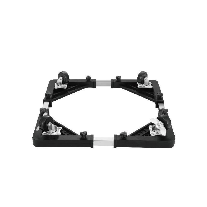 Adjustable Heavy Duty Appliance Base Lockable Wheels Non Slip Pads Anti Vibration Support Frame For Washer Fridge Dryer
