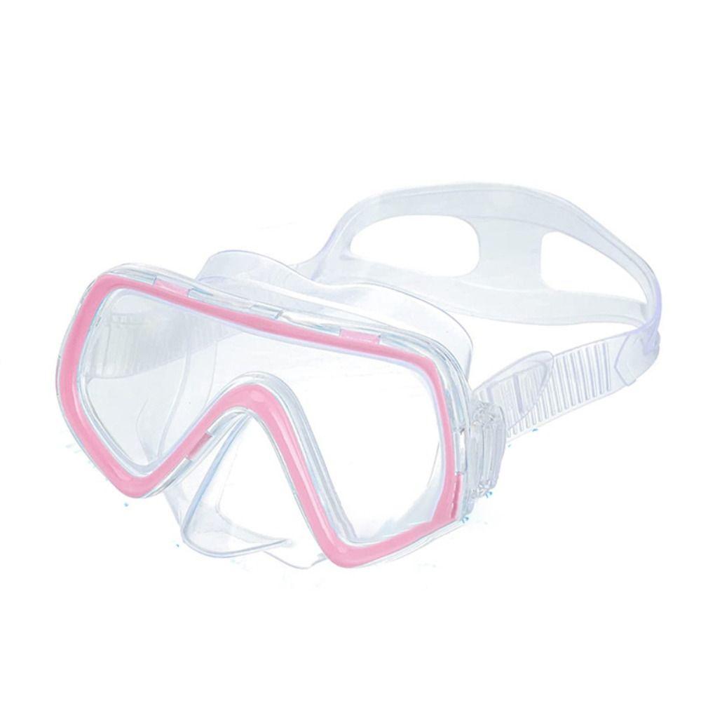 Детская маска для дайвинга с ПВХ-ремешком, очки для плавания с трубкой из поликарбоната, детские очки для плавания унисекс для молодежи