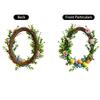 Natural Feel  Artificial Easter Decorative  Wreath, Green