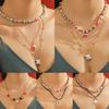 European & American Multilayer Christmas Holiday Necklace Collection